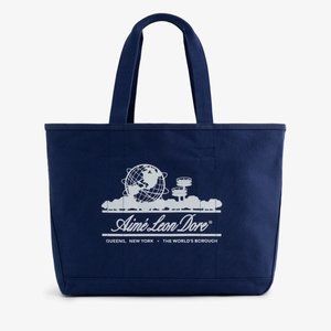 Aime Leon Dore Large Unisphere Tote Bag Navy